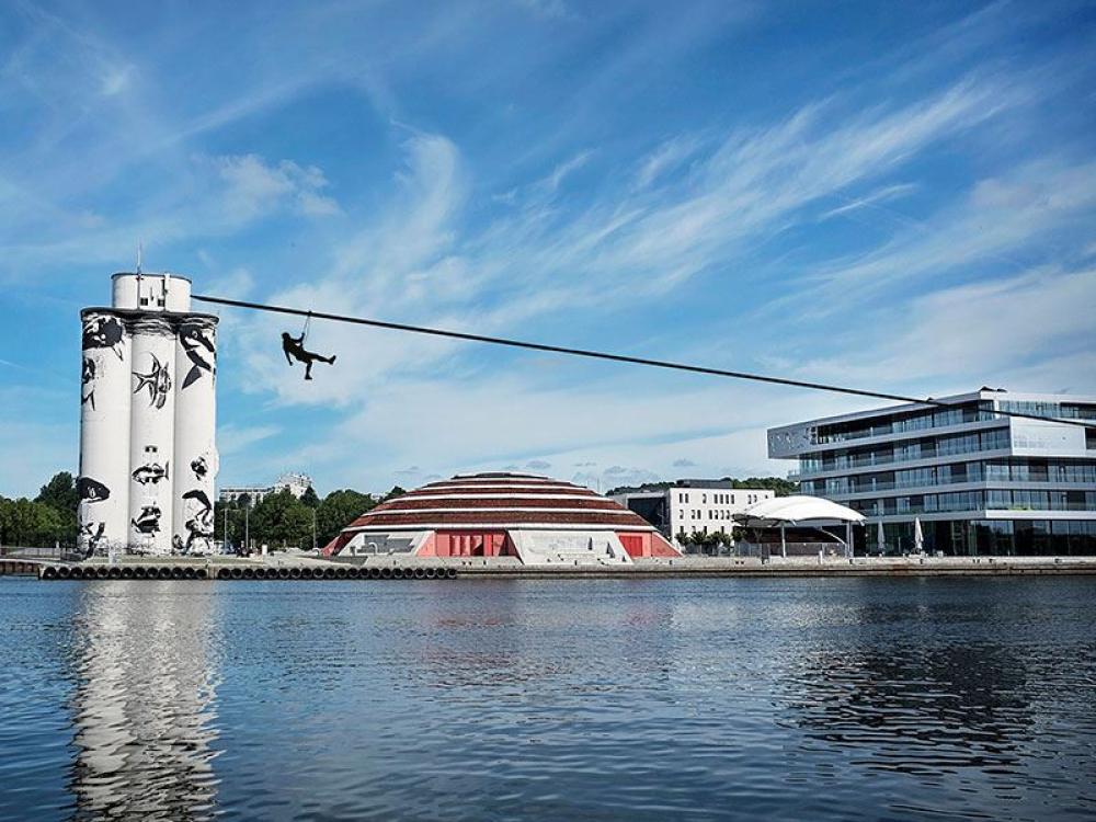 Dänemarks längste Seilrutsche von über 500 m