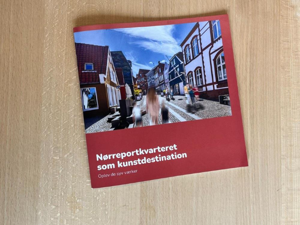 Nørreportkvarteret as an art destination booklet