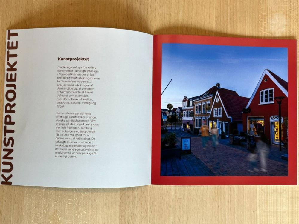 Nørreportkvarteret as an art destination booklet