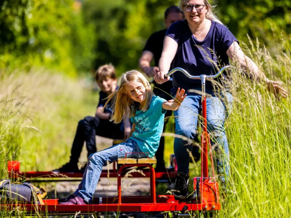 Rail bike in Aabenraa