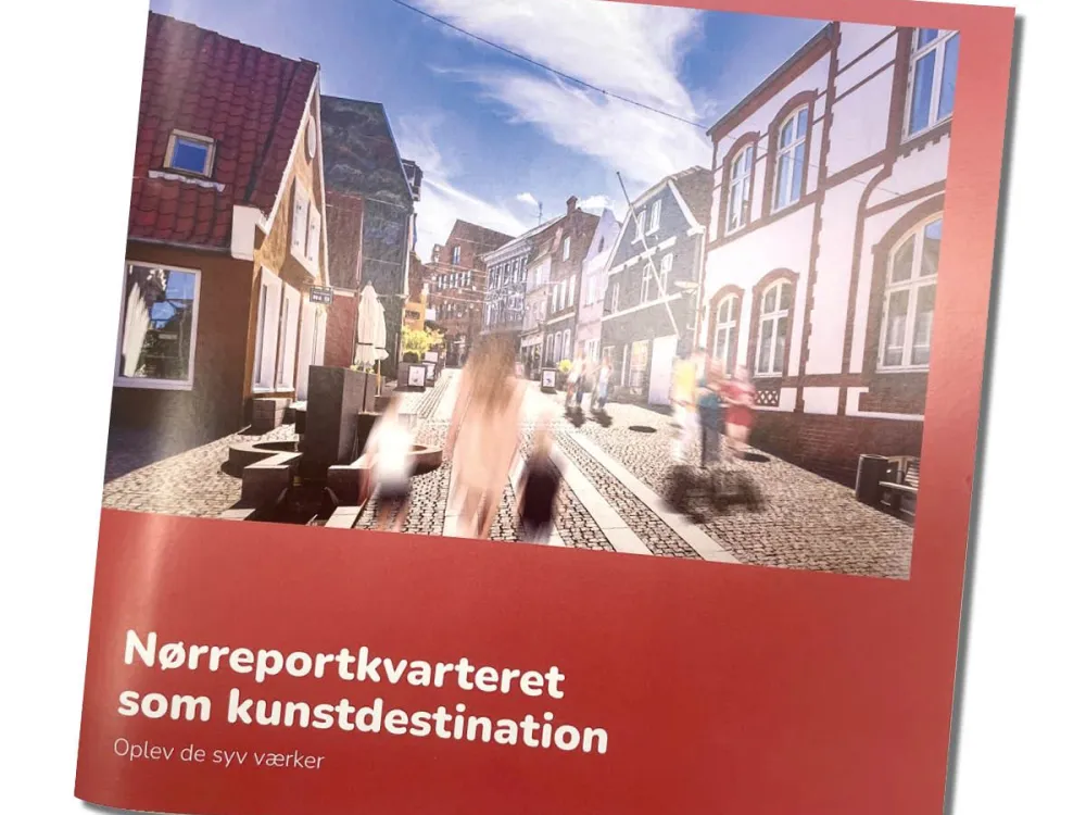 Nørreportkvarteret as an art destination booklet
