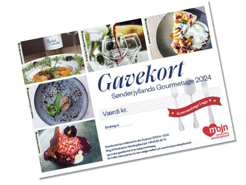 Gift certificate for Sønderjylland’s Gourmet Week